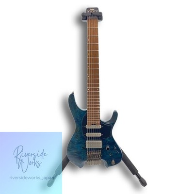 Ibanez Electric Guitar Headless Type Blue SSH Q547PB Case
