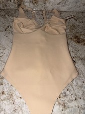 SKIMS Seamless Sculpt Thong Bodysuit, Firm Body Compression, Beige 2X
