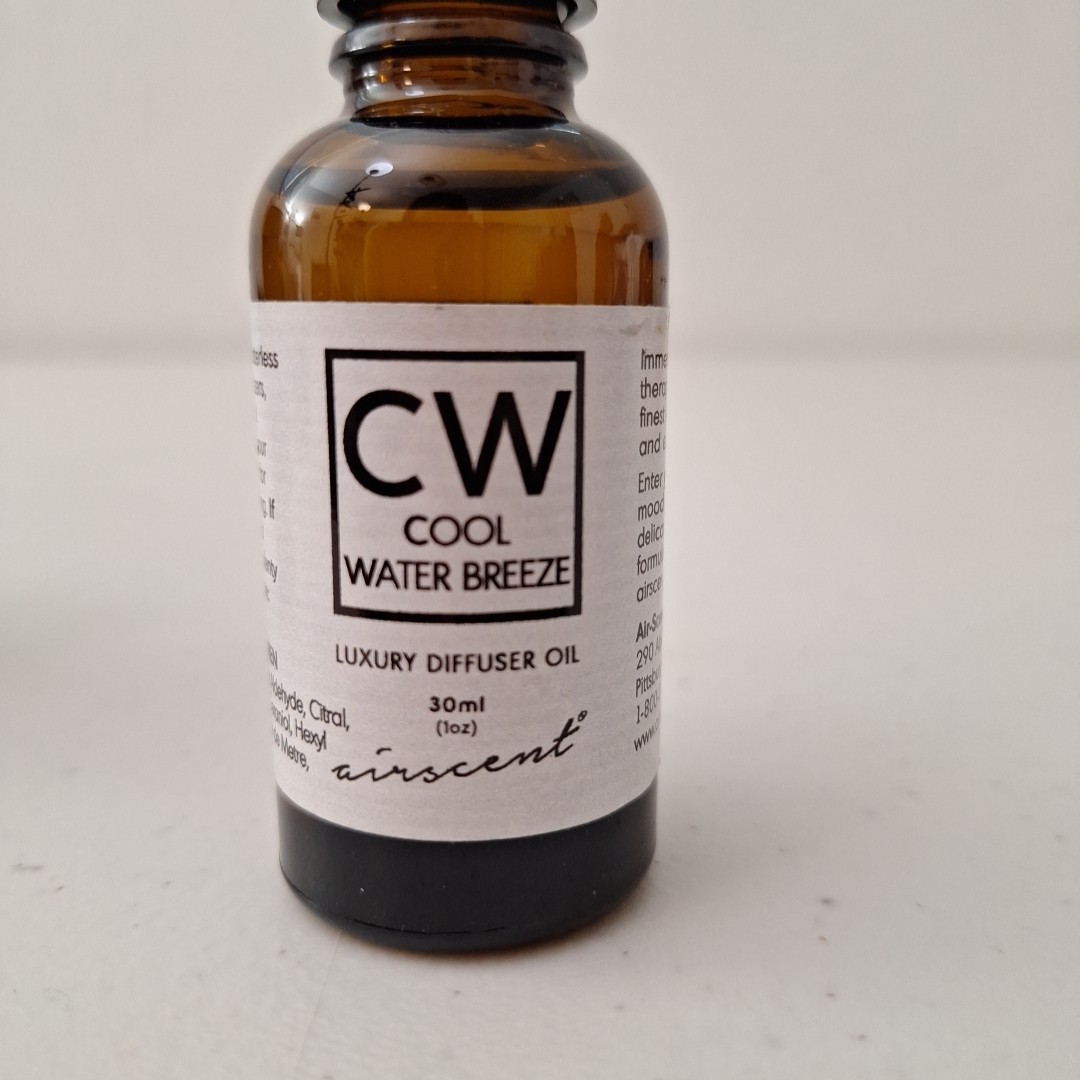 Luxury Scent Diffuser Oil Hotel Inspired Cool Water Breeze 30 ml NEW