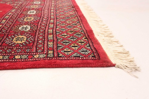 Vintage Hand-Knotted Area Rug 3'0" x 5'2" Traditional Wool Carpet - Picture 4 of 9