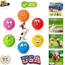 Latex Dog Squeaky Toys, Rubber Soft Small Dog Toys Chewing Squeaky Toy, Fetch...