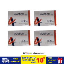 4 X Aveflon 500mg 30's Treatment of Hemorrhoids/Piles
