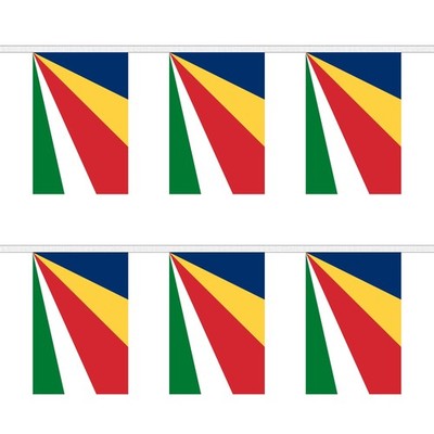 Flagtex Seychellen Rechteck Wimpelkette