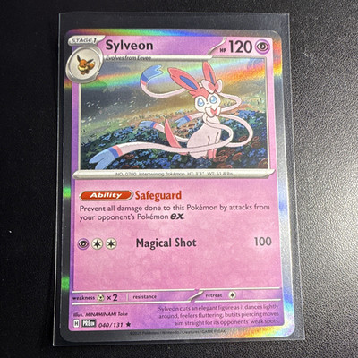 Sylveon Sv: Prismatic Evolutions Holo Rare Stage 1 120 HP ENG 040/131