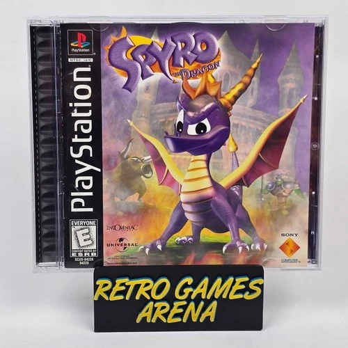Spyro the Dragon (PlayStation 1 PS1) Black Label CIB COMPLETE