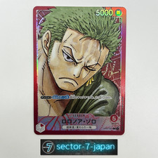 ONE PIECE Gioco di Carte Roronoa Zoro OP01-001 L Alt Art Promo ROMANCE DAWN Giappone