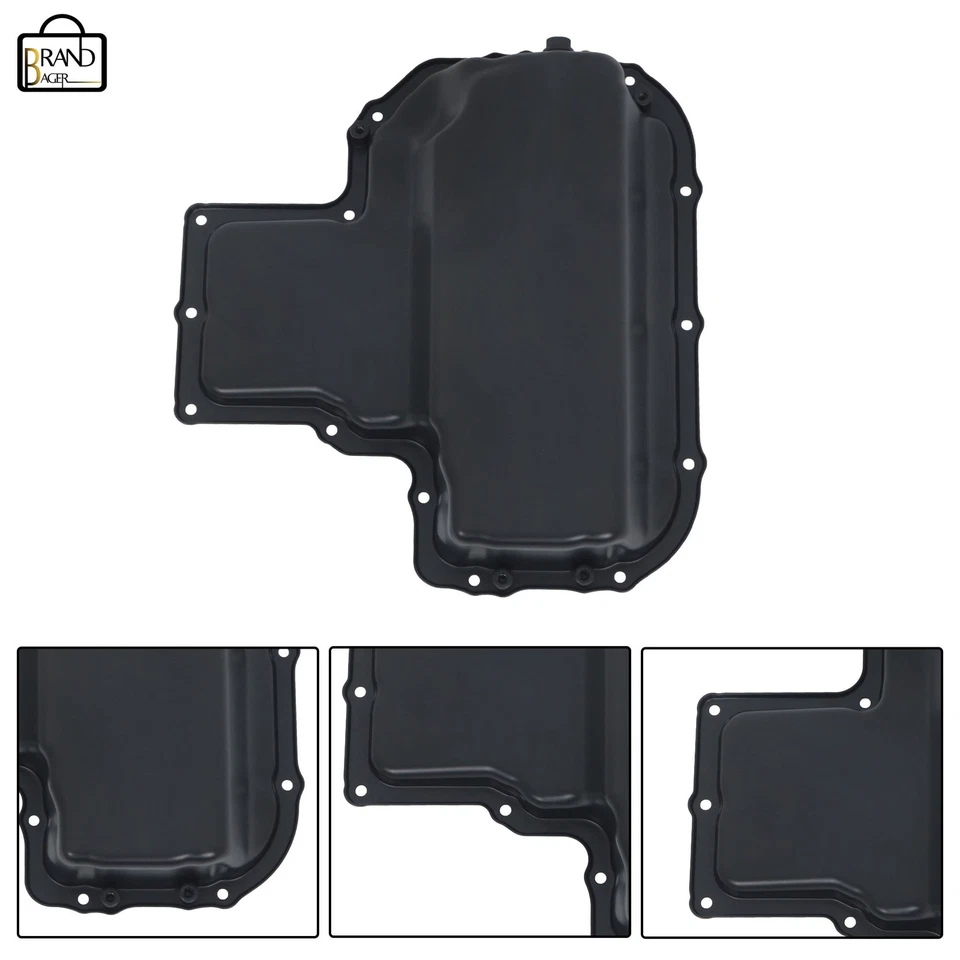 Cacerola de aceite del motor con tapón de drenaje para Mercedes-Benz E300 E320 E350 C280 V6 DOHC 06-09 Foto 4 de 4