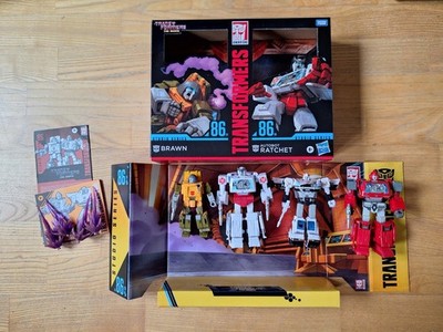 Hasbro Transformers Studio Series '86  Death of Brawn, Ratchet, Prowl, Ironhide