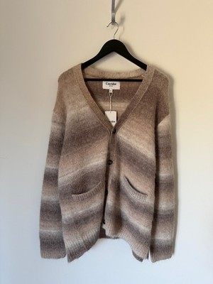 Corridor Ombre Alpaca Cardigan - Size XL - Natural - NEW