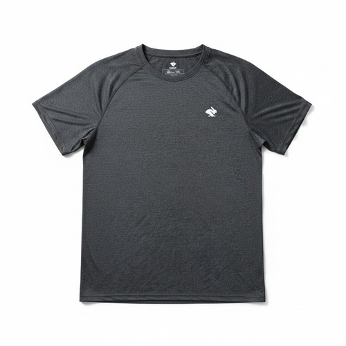 Rabbit EZ Tee Running Shirt Charcoal Heather Grey XL Short Sleeve R0062