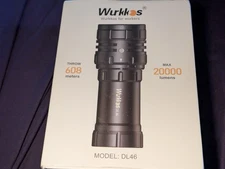 Wurkkos DL46 20,000 Lumen Scuba Dive Light - POWERFUL- USB-C 6 XHP50.2 CREE LEDS