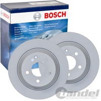 2X Bosch Bremsscheiben Ø300Mm Hinten Passend FÜR MERCEDES-BENZ EQV Evito Marco