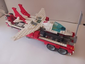 Lego System 5591 Model Team Red Bird Truck With Jet 99% Complete