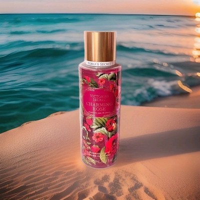 Victoria's Secret Charming Rose Fragrance Mist 8.4 oz Strawberry Freesia Spray