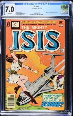 Isis #1 CGC 7.0 DC Comics 1976 Based On CBS Television Show Denny O'Neil