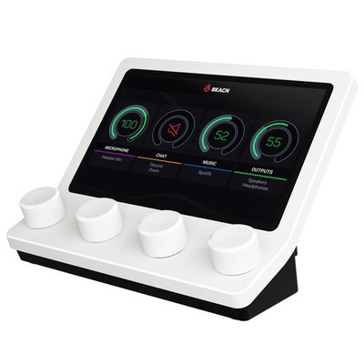 BEACN Mix USB-C Audio Controller 5'' Color Display 4 Encoders Streaming Gaming