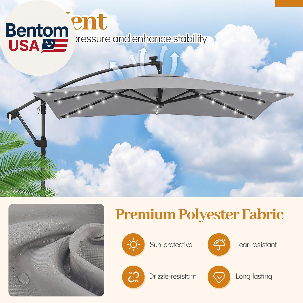citronella patio umbrella Our Beach Umbrella Patio Umbrella 6ft 8-rib Printed Lemon Tree