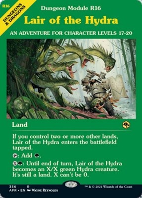 MTG LAIR OF THE HYDRA FOIL EXC - TANA DELL'IDRA - AFR X EN - MAGIC