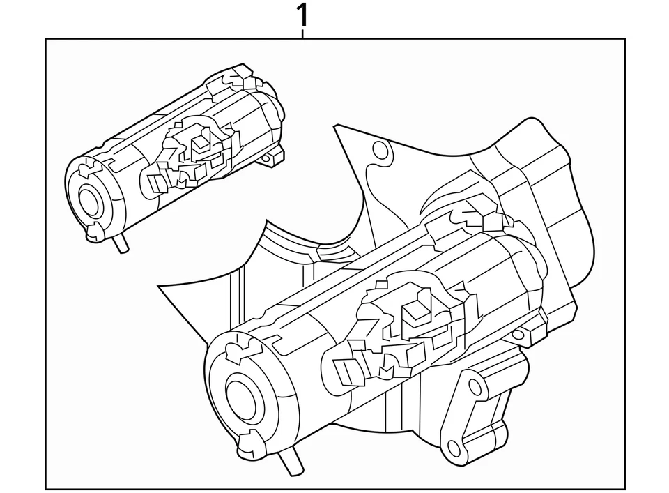 Dodge Ram 2500 2009-2018 motor de arranque 6,7 L 12 V Denso 4280006110 OEM Foto 4 de 4
