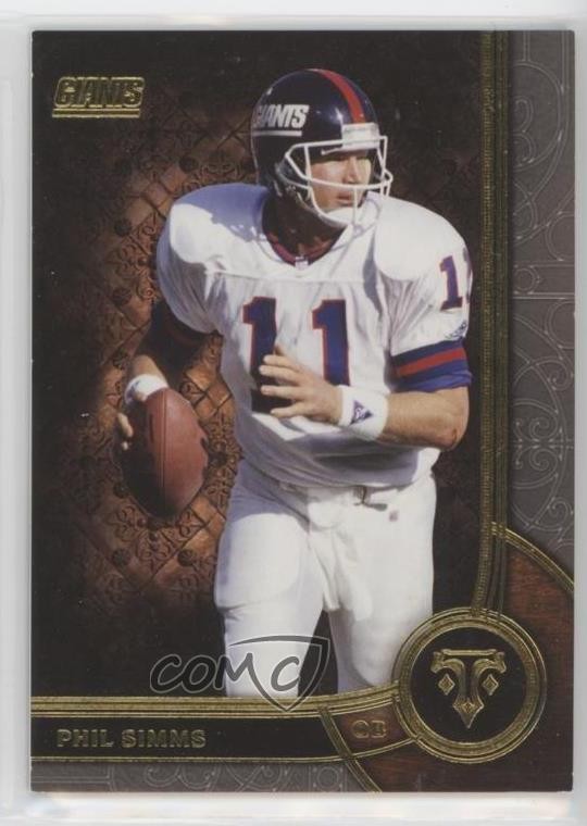 Phil Simms #82 2015 Topps Triple Threads Football
