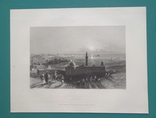 EGYPT Alexandria Africa - 1858 Antique  Print T. Allom