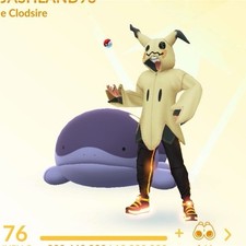 ACCOUNT LV 76 pkmn GO