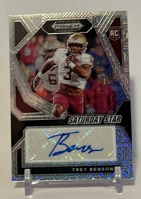 2024 Panin Prizm Draft Picks Trey Benso Saturday Star Mosaic /25