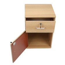 Mobile File Cabinet Office Cabinet with Wheels and Lock Easy to Assemble UK