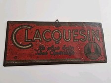 PLAQUE TÔLE EMBOUTI ANCIENNE L'AMBASSADEUR DE ANDREIS  PUB BISTROT no Émaillé