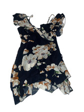 Shein Zip sundress Cut Out Sleeves V Neck Aline