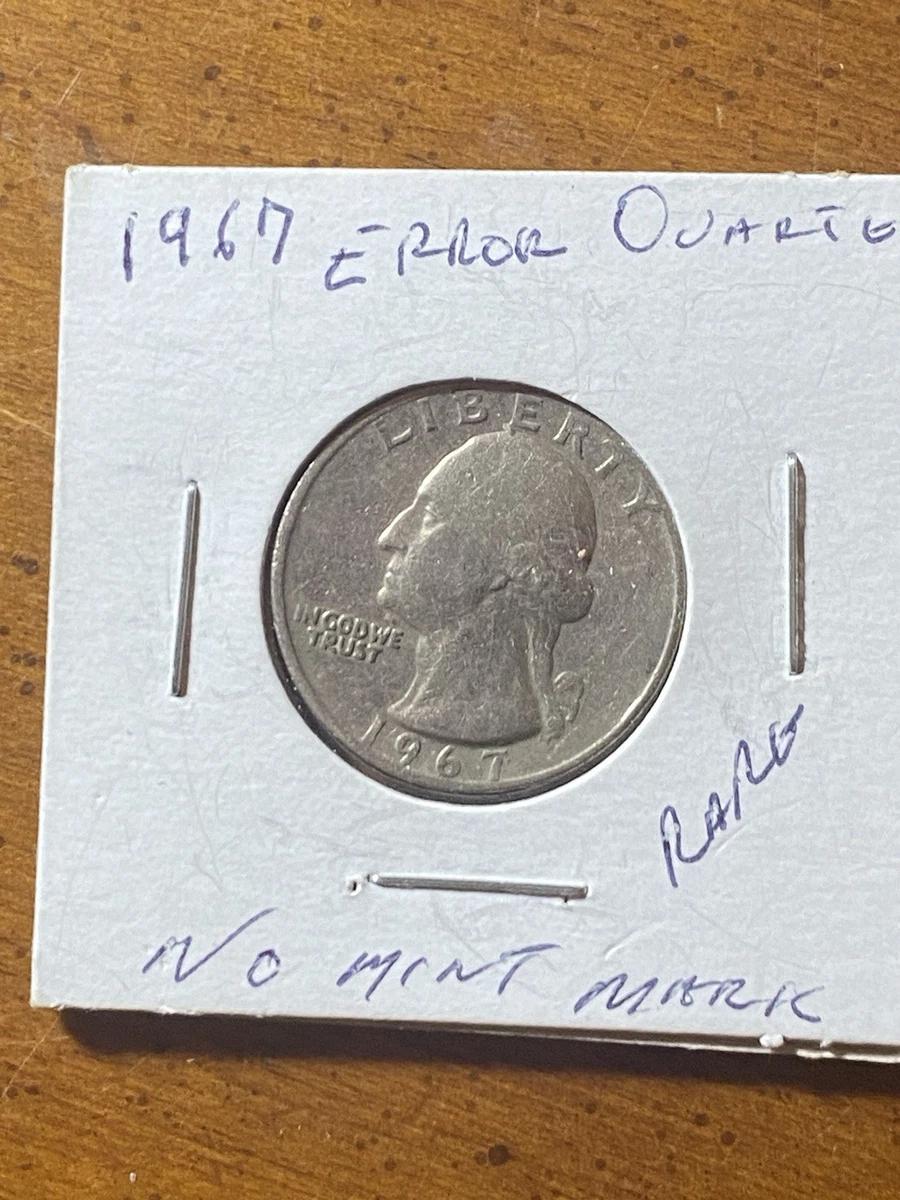 Washington Quarter 1967 Uncertified US Coin Errors for sale | eBay