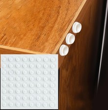 Clear Silicone Cabinet Door Bumpers 64 PCS Self-Adhesive Sound Dampening Pads