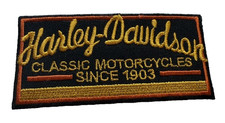 USA - Harley Davidson Embroidered Patch- FREE US Shipping!