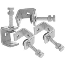 2pcs Small C Clamp Stainless Steel Woodworking Clamp Home Improvement Tool