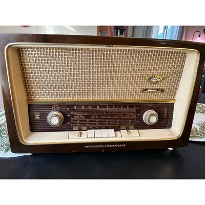 GRUNDIG Model 4006U Stereo Tube Radio   West Germany   AM/FM/SW + Phono (Works!)