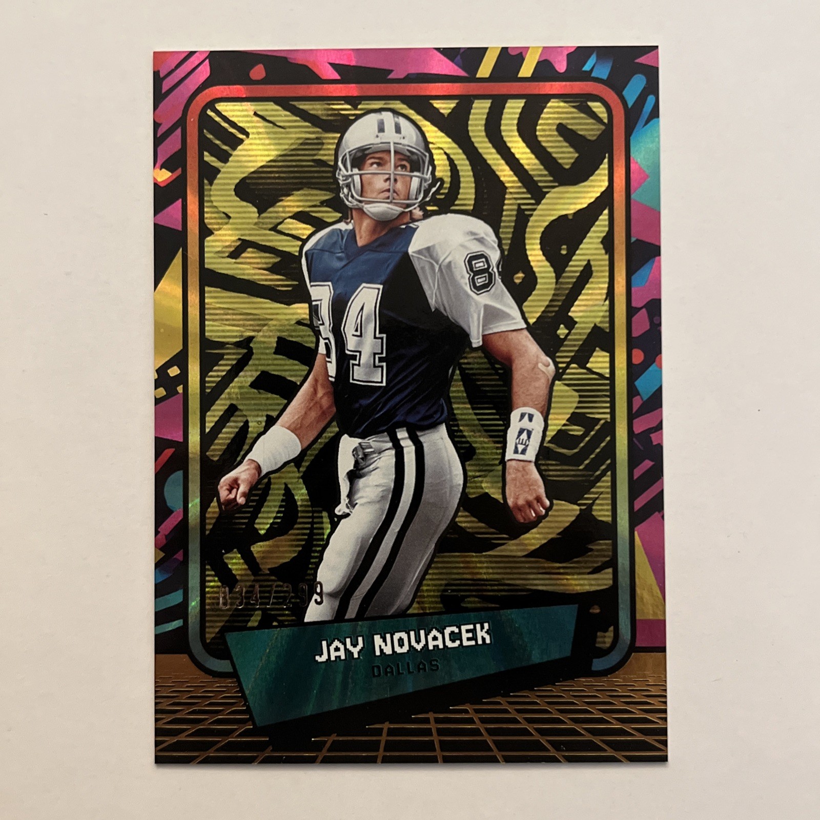 Jay Novacek 034/299 Dallas 2026 Panini 90’s Pop Culture
