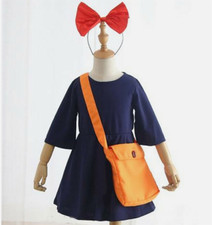 Kiki's Delivery Service Halloween Dress Skirt Cosplay Girls Performance Clothing