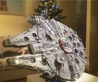 STAR WARS LEGO Custom UCS Millenium Falcon, Lego Compatible, 7541 Pieces UNBUILT