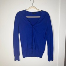 346 Brooks Brothers blue cardigan supima cotton Size M