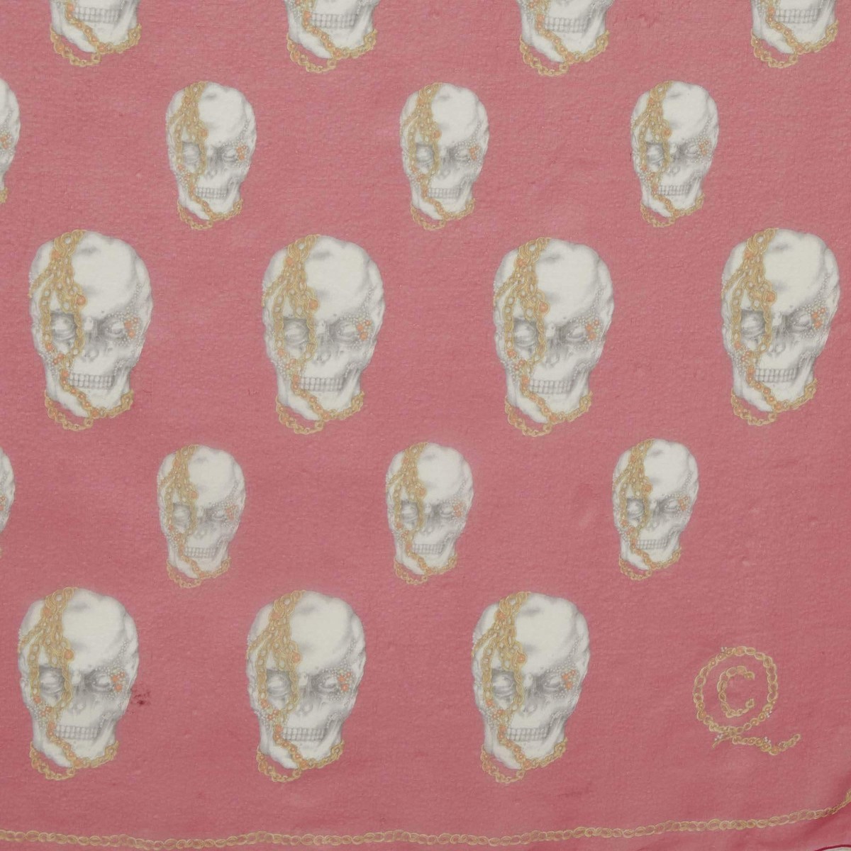 Alexander McQueen Pink Printed Silk Scarf | eBay