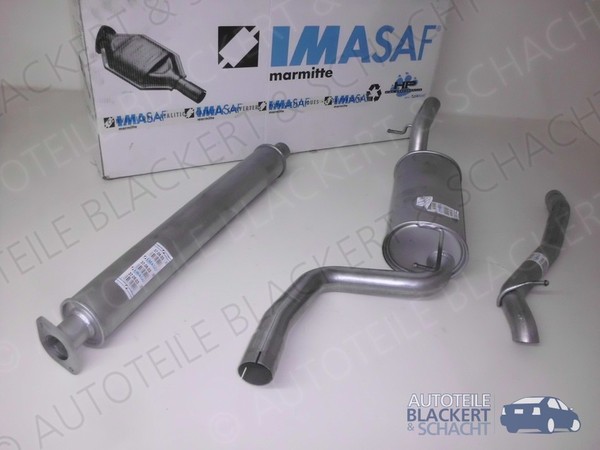 Imasaf Auspuffset Ab Kat für Ford Focus II + C-MAX 2.0 Tdci 2005-2011-image