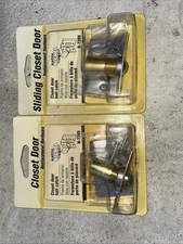 2x Two Pair NIP PLPCI Closet Door Ball Catch Satin Nickle  Sealed New