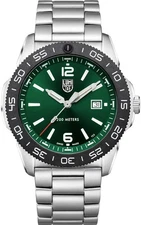 Luminox XS.3137 PACIFIC DIVER green black silver Carbonox Steel Men's Watch NEW