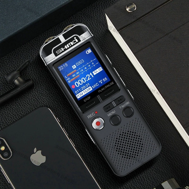 Shmci D100 Voice-Activated Recorder HD Denoise Rec Dual Microphones Dictaphone - Image 2 of 4