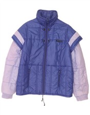 Vintage Herren Wattierte Jacke IT 48 Mittelbl...