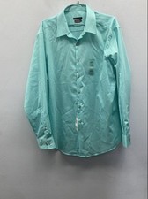 Van Heusen Men's NWT Dress Shirt Aqua Flex Collar Slim Fit XL 17 34/35