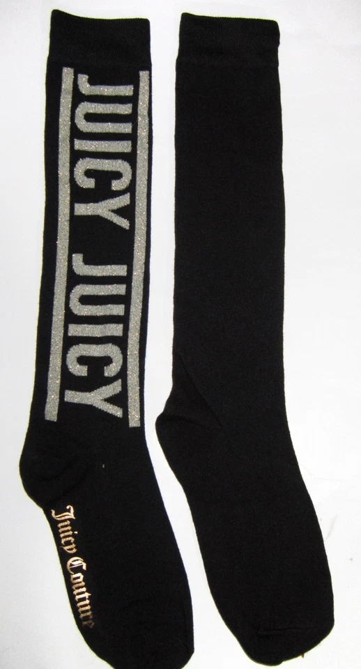 6 pares de meias femininas JUICY COUTURE altura do joelho 4-10 - Imagem 2 de 4