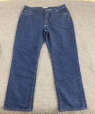 Riders By Lee Relaxed Fit Mid Rise Straight Leg Womens Jeans Blue Size 18M