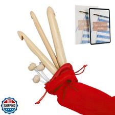 KnitPal 16-inch 40cm Tunisian Crochet Hooks Set with Cable for