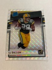 2020 Clearly Donruss AJ Dillon #RR-AD Mosaic Rated Rookie Packers SP 